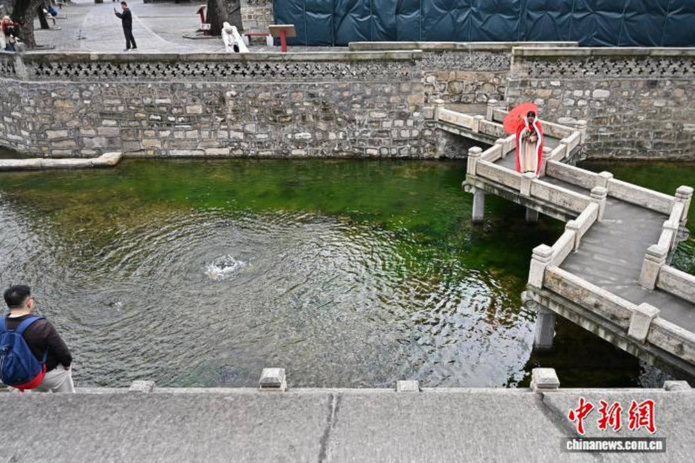 高于泉口水位2.11米，晋祠难老泉水位再创复流以来新高